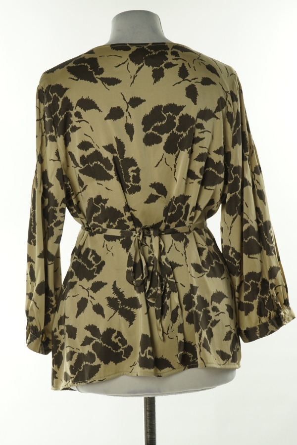 Bluzka beżowo-brązowa - H&M zdjęcie 2