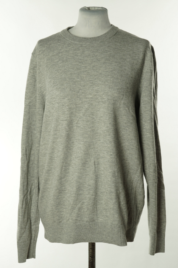 Sweter szary z domieszką wełny (10%) - PRIMARK zdjęcie 1