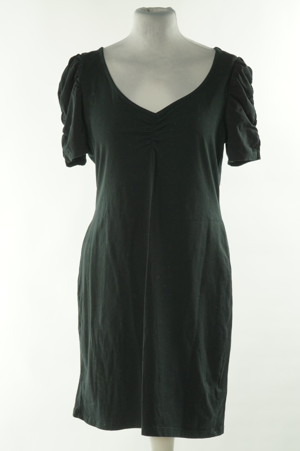 Sukienka czarna bawełniana, H&M - H&M zdjęcie 1