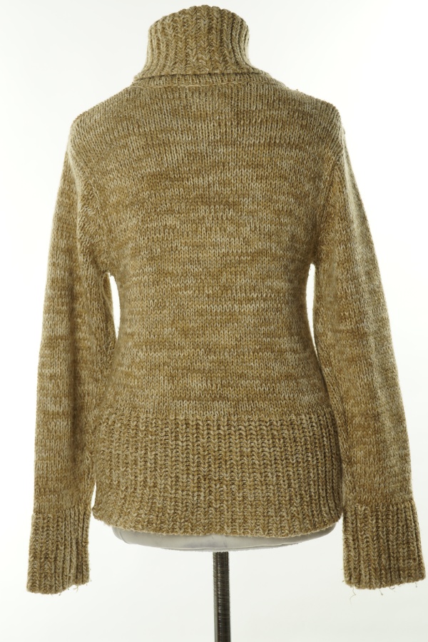 Sweter beżowy golf, H&M - HENNES zdjęcie 2