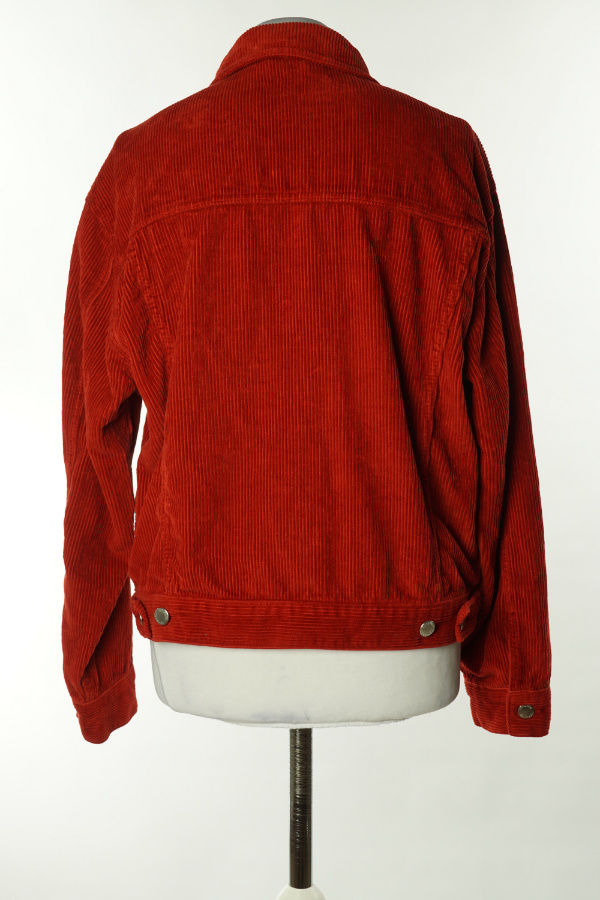 Koszula wierzchnia czerwona sztruksowa - TOPSHOP zdjęcie 2