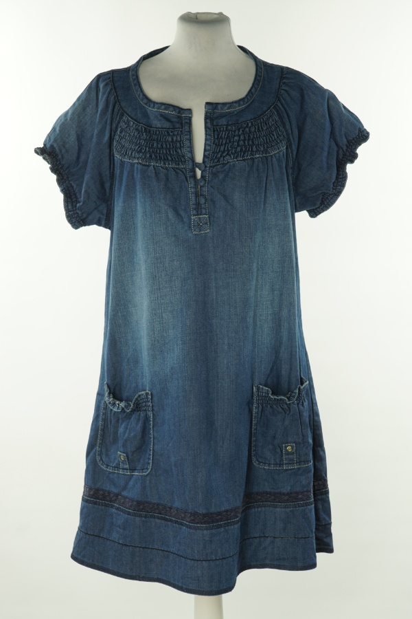 Sukienka granatowa jeansowa - STREET ONE zdjęcie 1