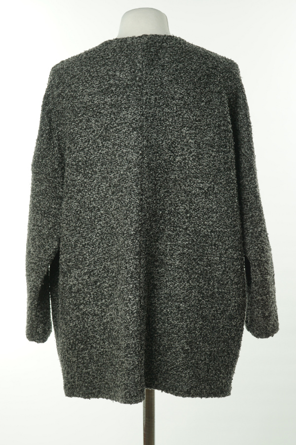 Narzutka czarno - szara sweterkowa - H&M zdjęcie 2