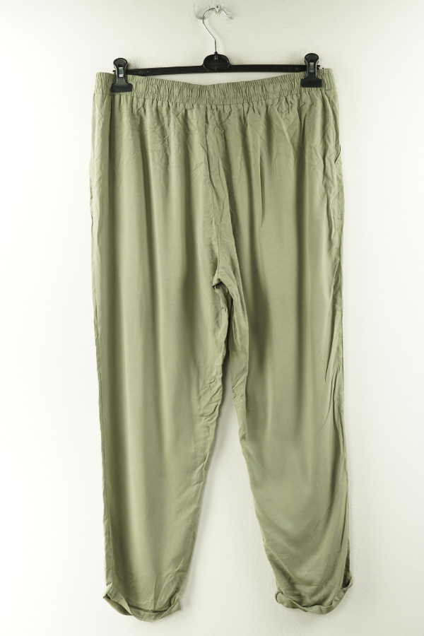 Spodnie materiałowe wiskozowe khaki, PRIMARK - PRIMARK zdjęcie 2