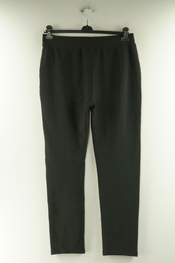 Spodnie czarne z lampasami połyskującymi - BRAK METKI Z NAZWĄ PRODUCENTA zdjęcie 2