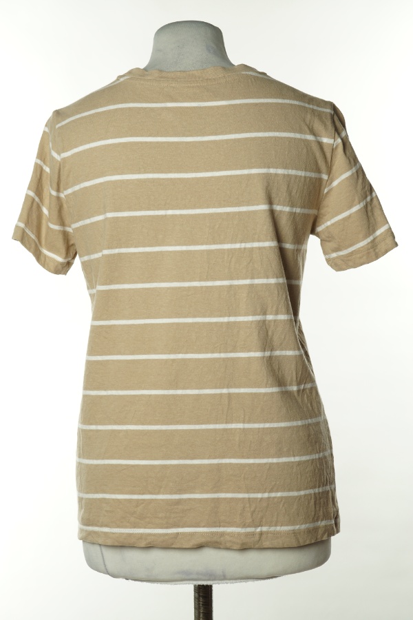 Koszulka beżowa w białe paski - PRIMARK zdjęcie 2