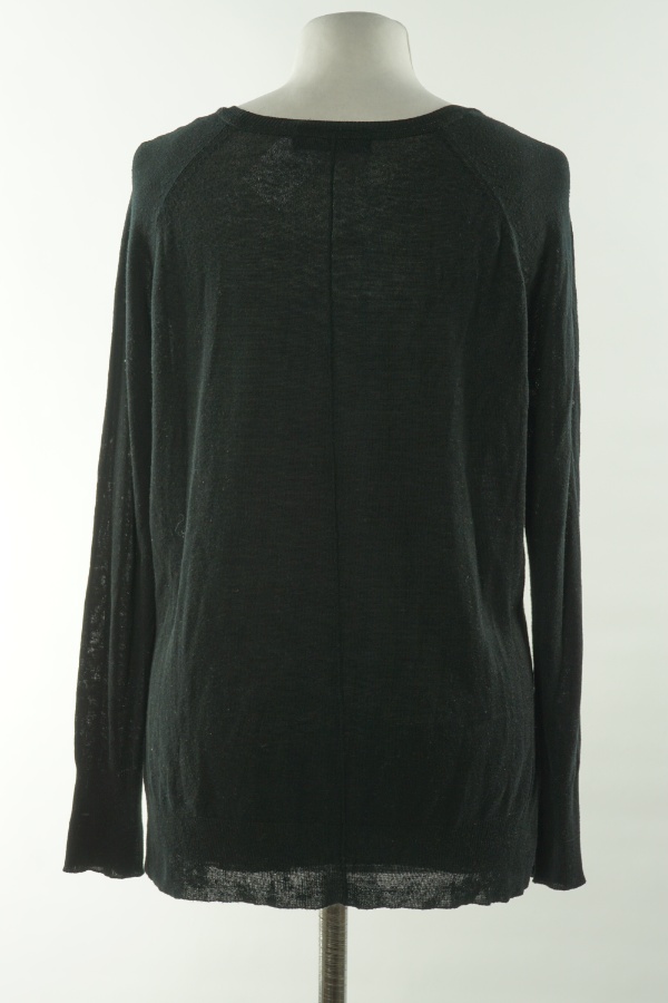 Sweter cienki czarny, ZARA - ZARA zdjęcie 2