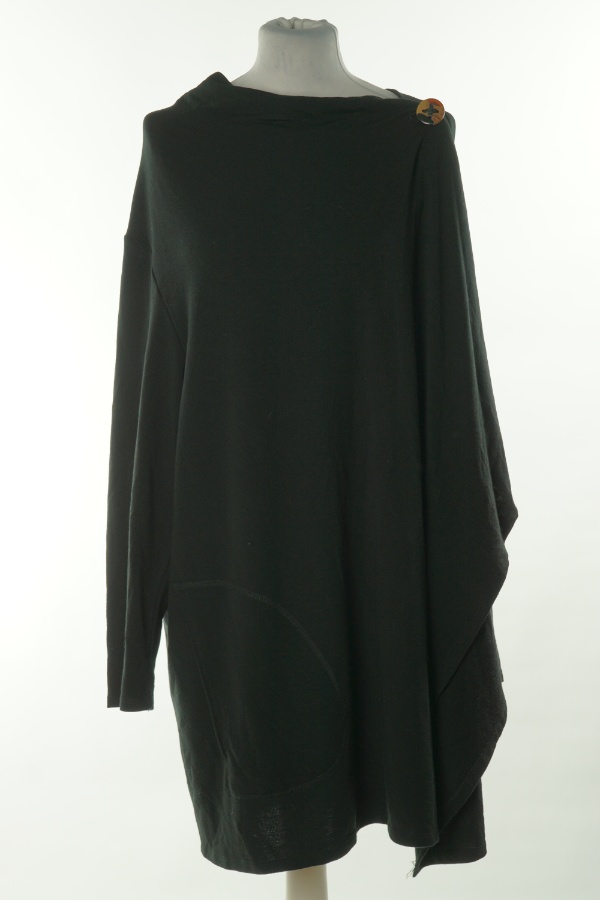 Narzutka czarna na guzik - CABLE & GAUGE zdjęcie 1