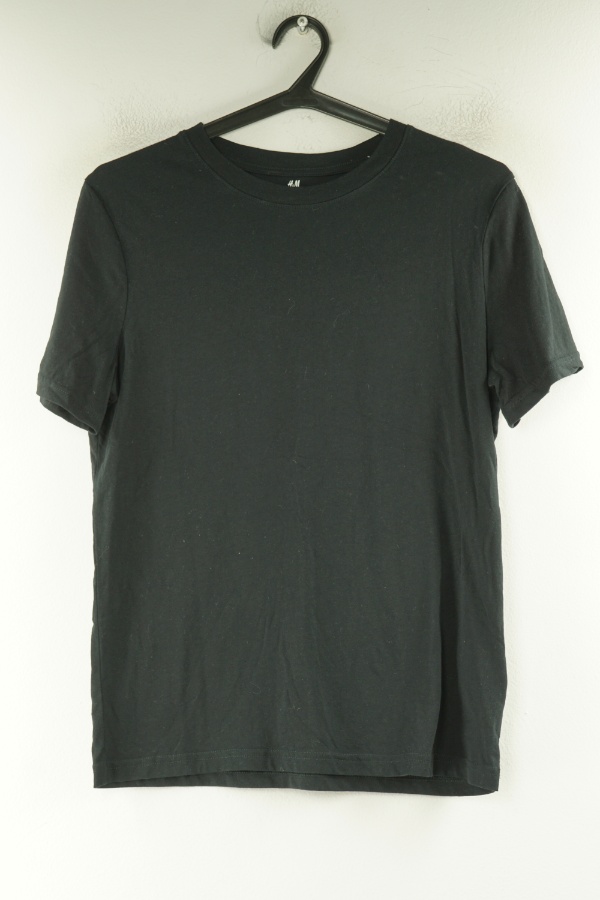 Koszulka czarna gładka, H&M - H&M zdjęcie 1