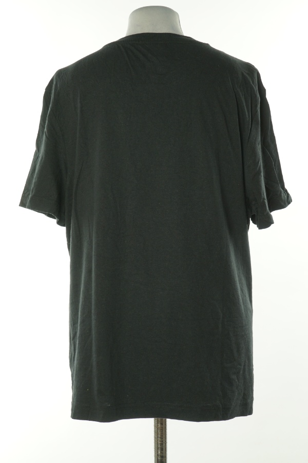 Koszulka czarna nadruk - BRAK METKI Z NAZWĄ PRODUCENTA zdjęcie 2