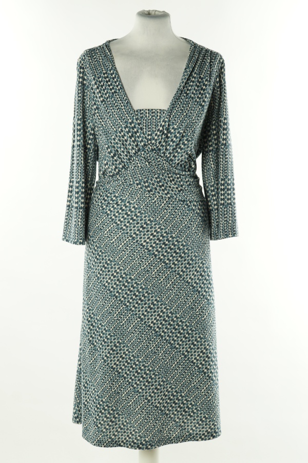 Sukienka biało-niebieska - PER UNA zdjęcie 1