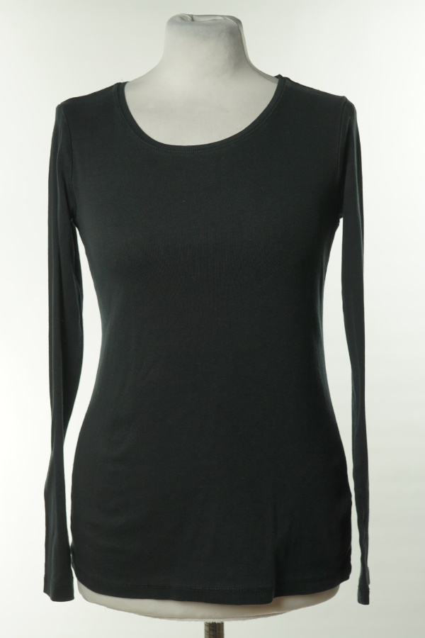 Bluzka czarna bawełniana H&M - H&M zdjęcie 1