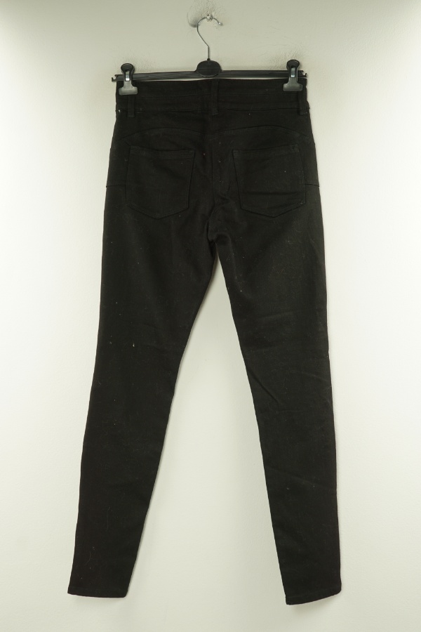 Spodnie czarne jeansowe, NEXT - NEXT zdjęcie 2