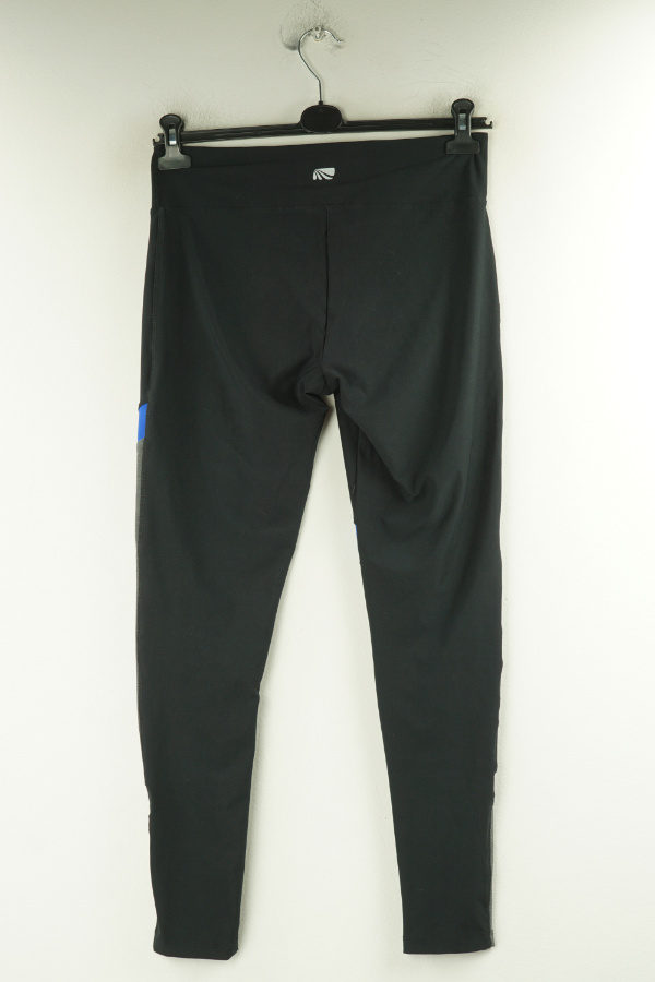 Legginsy czarne z kolorowymi wstawkami - MARIKA zdjęcie 2