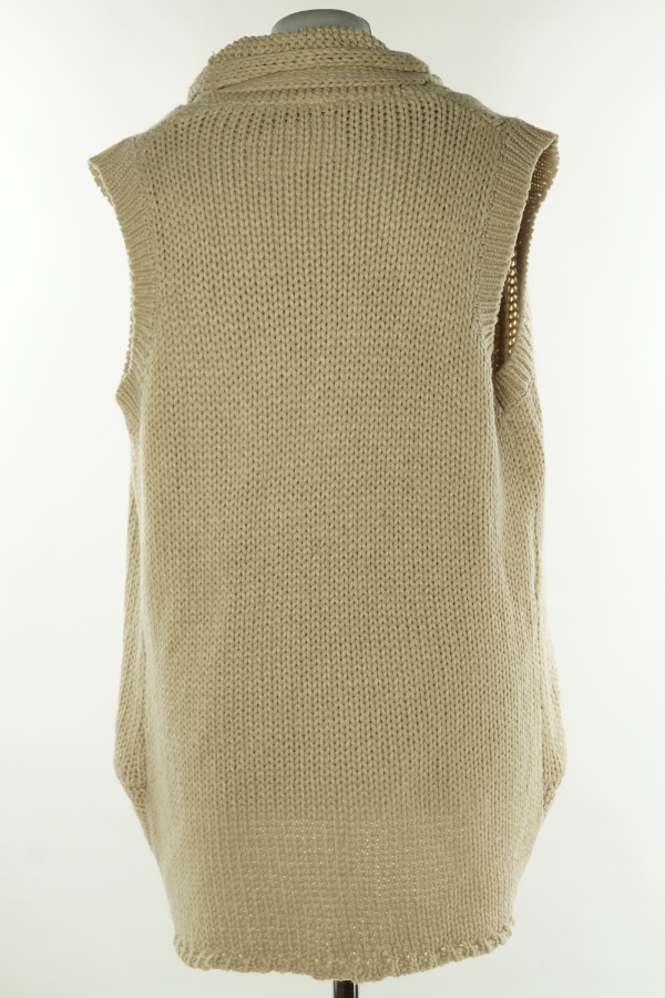 Kardigan bezowy sweterkowy - MULTIBLU zdjęcie 2