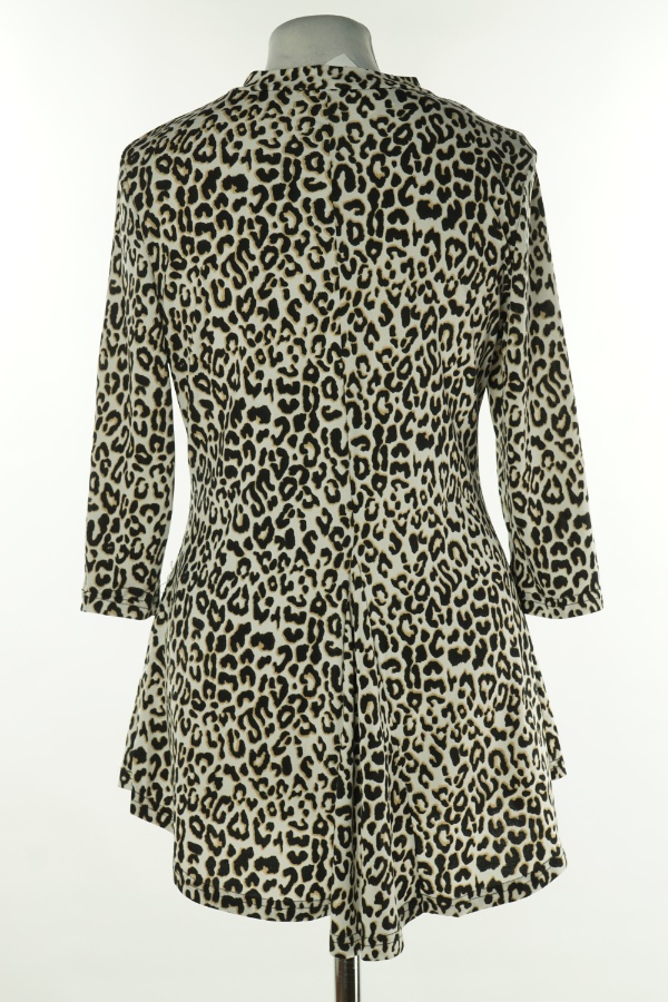 Bluzka biała w czarne cętki - STELLA zdjęcie 2