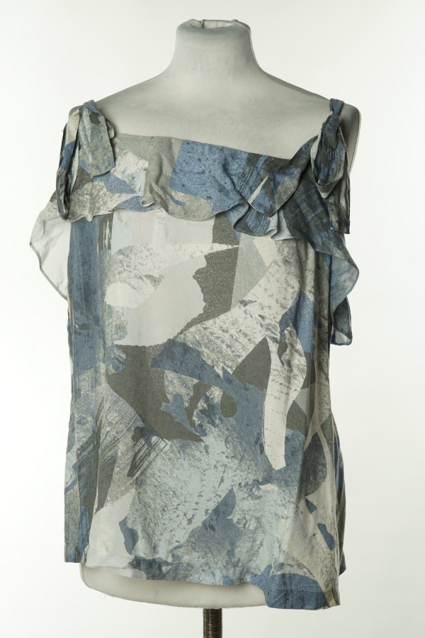 Bluzka w odcieniach niebieskiego i szarości - NEXT zdjęcie 1