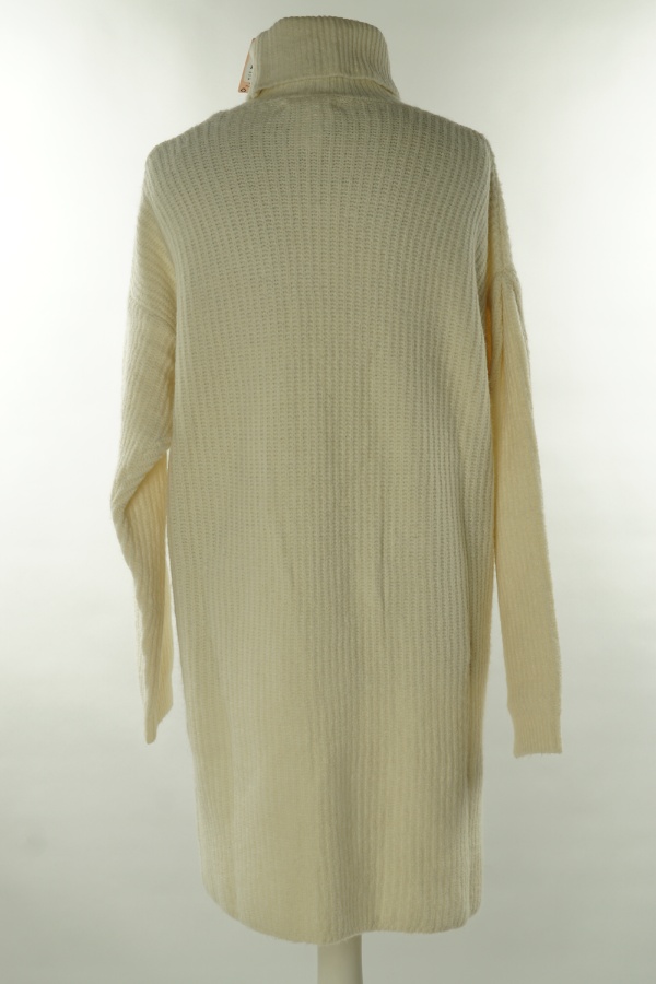 Sukienka sweterkowa kremowa - MISSGUIDED zdjęcie 2