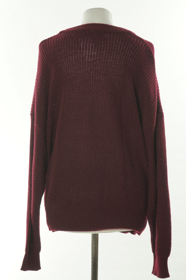 Sweter wiśniowy - PULL & BEAR zdjęcie 2