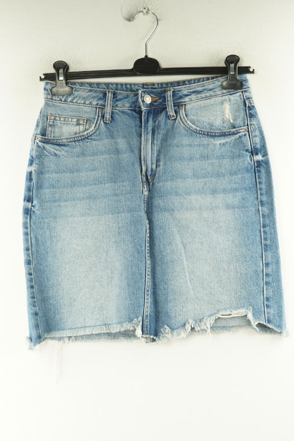 Spódnica niebieska jeansowa - DENIM zdjęcie 1