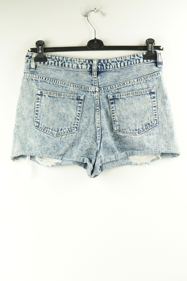 Krótkie spodenki niebieskie jeansowe - DENIM CO zdjęcie 2