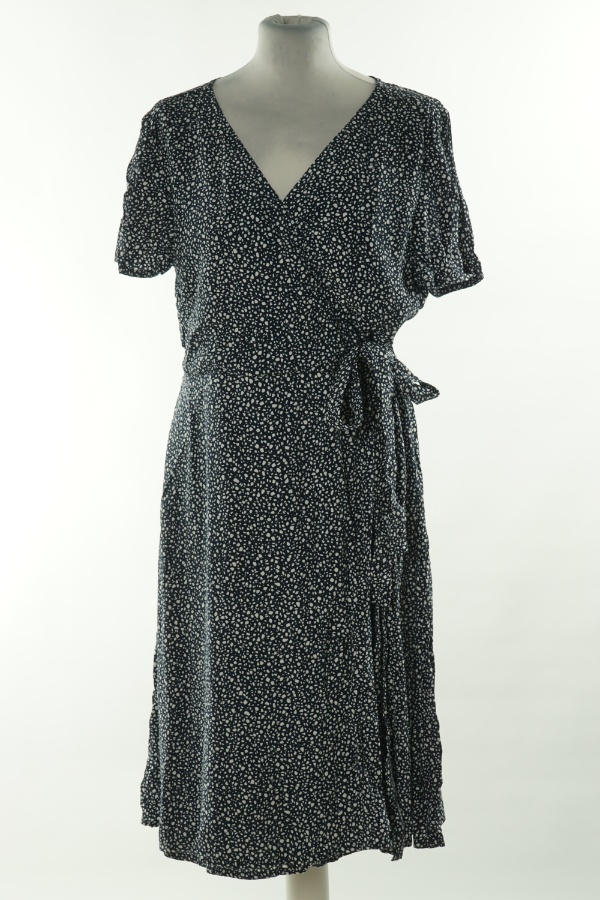 Sukienka granatowa w białe ciapki - STREET ONE zdjęcie 1