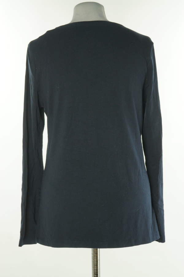 Bluzka gładka granatowa - DUNNES STORES zdjęcie 2