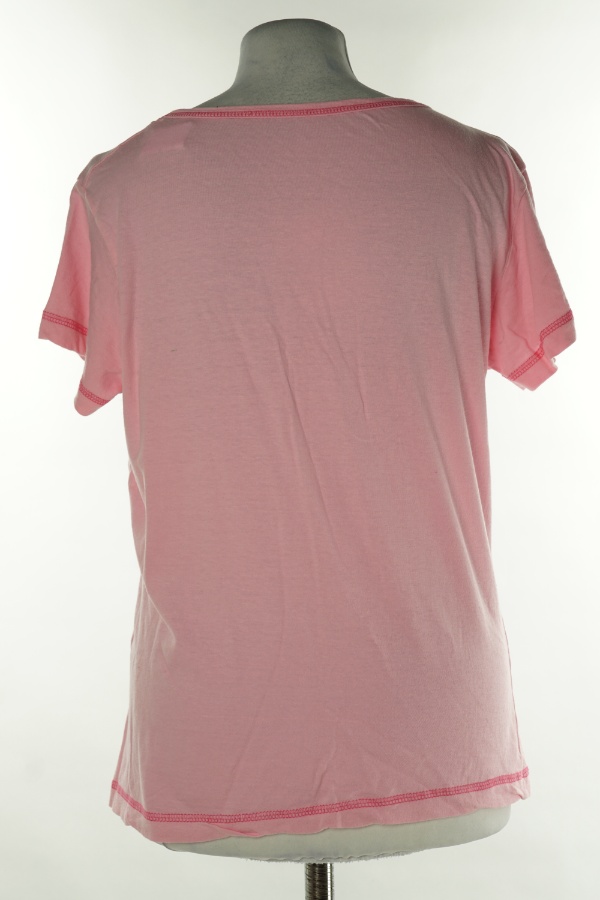 Koszulka różowa nadruk - LOVE TO LAZE zdjęcie 2