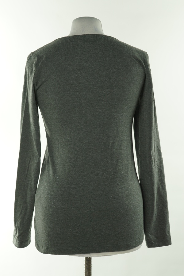 Bluzka szara gładka - UP2FASHION zdjęcie 2