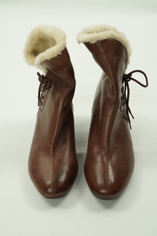 Botki brązowe z misiem - BRAK METKI Z NAZWĄ PRODUCENTA zdjęcie 2