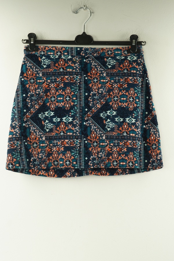 Spódnica granatowa we wzory H&M - H&M zdjęcie 1