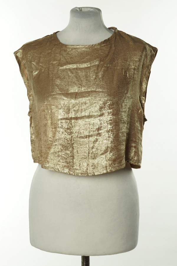 Top złoty połyskujący - SHEIN zdjęcie 1