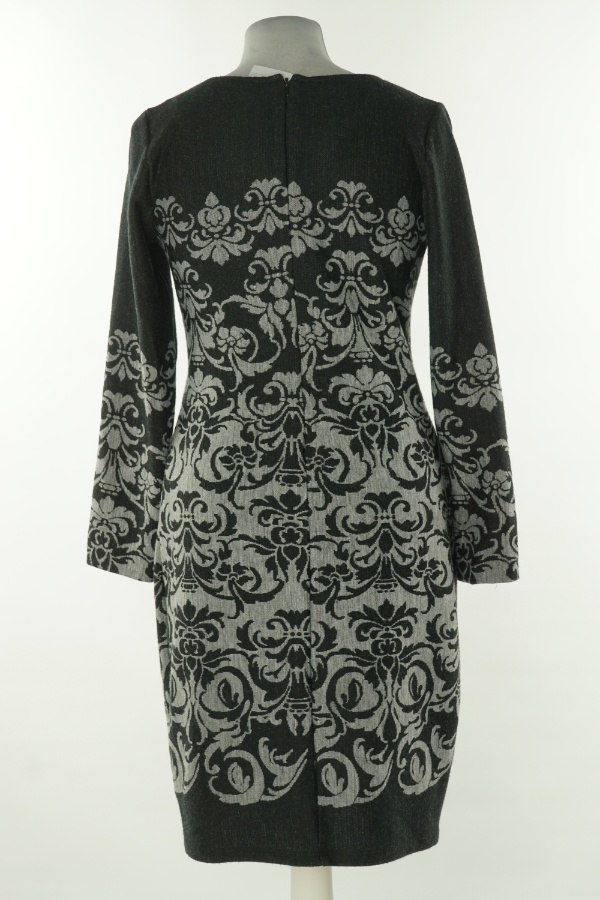 Sukienka ciemnoszara wzorzysta - NEXT zdjęcie 2