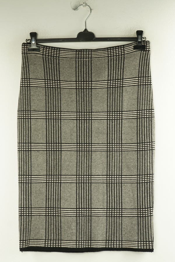 Spódnica szara sweterkowa kraciasta - PRIMARK zdjęcie 1