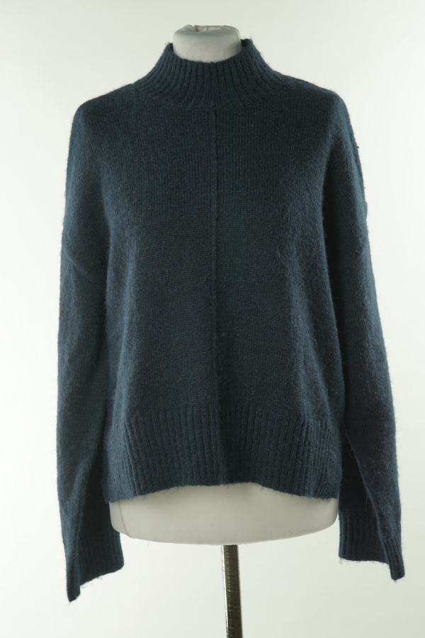 Sweter granatowy z domieszką wełny (10%) - PRIMARK zdjęcie 1