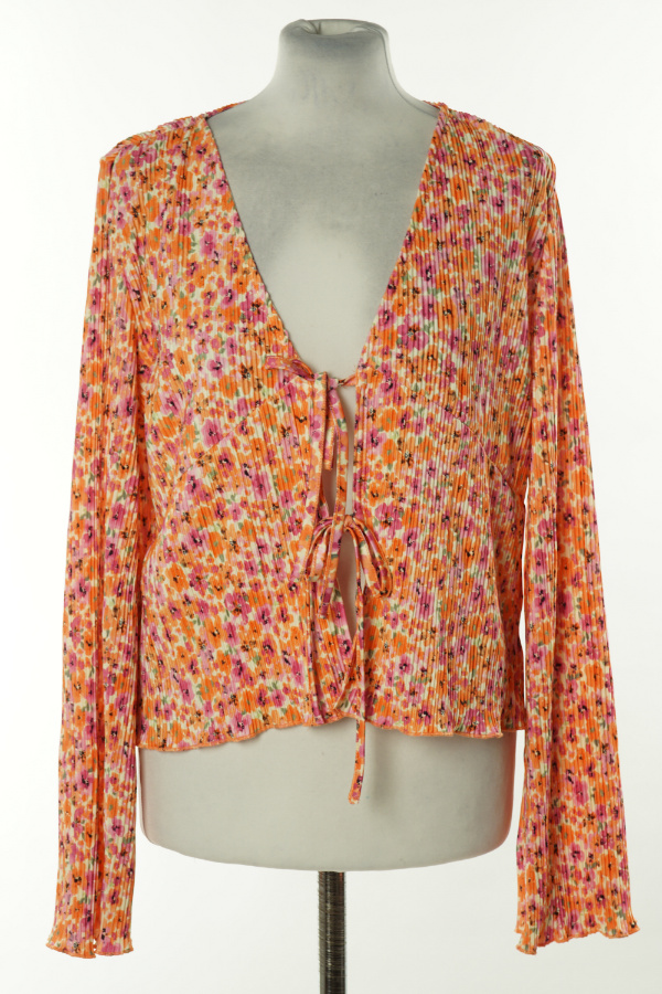 Bluzka wielokolorowa kwiecista - BRAK METKI Z NAZWĄ PRODUCENTA zdjęcie 1