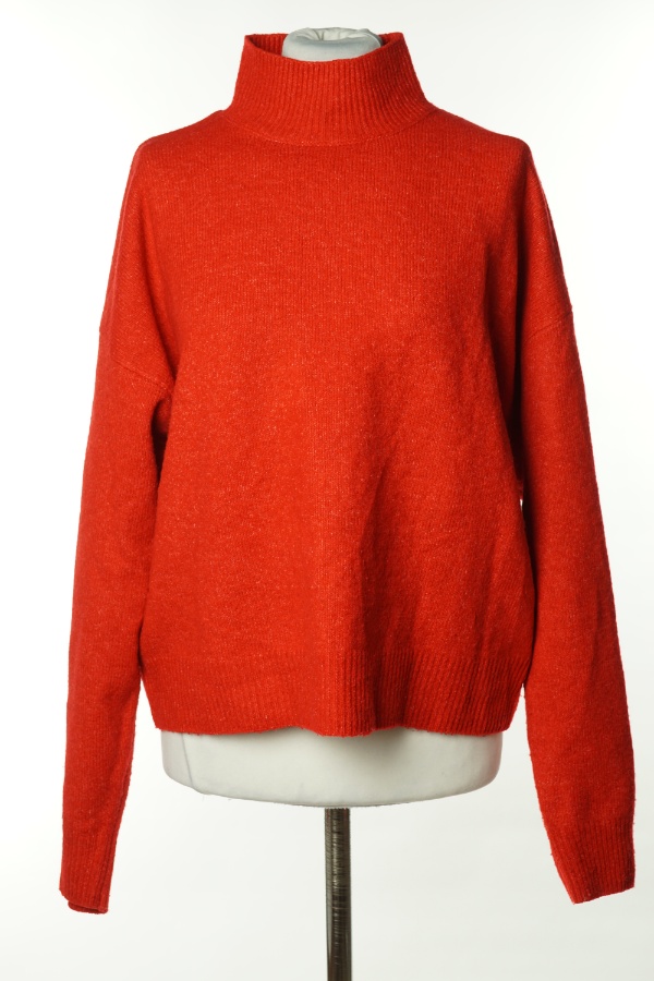 Sweter czerwony z domieszką wełny (6%) - PRIMARK zdjęcie 1