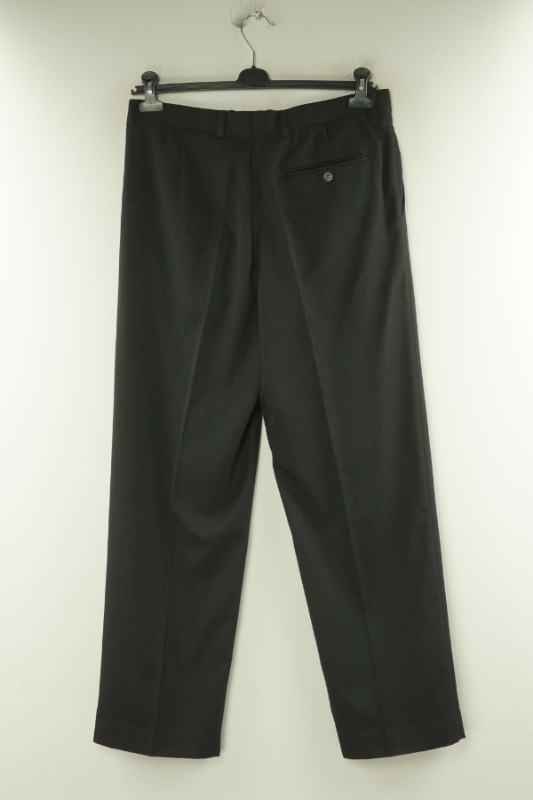 Spodnie eleganckie materiałowe czare - BRAK METKI Z NAZWĄ PRODUCENTA zdjęcie 2