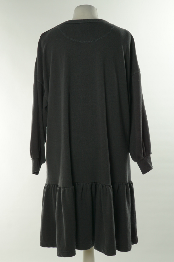 Sukienka grafitowa dresowa H&M - H&M zdjęcie 2