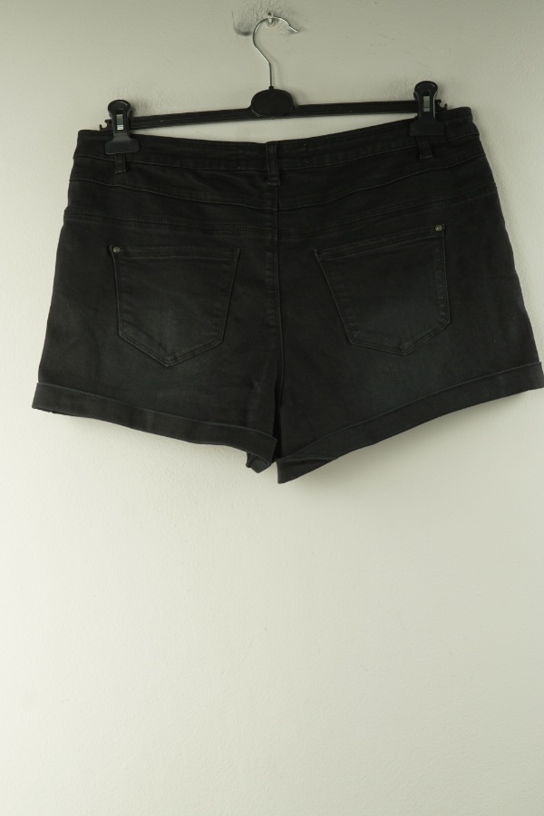 Krótkie spodenki czarne jeansowe - NEW LOOK zdjęcie 2