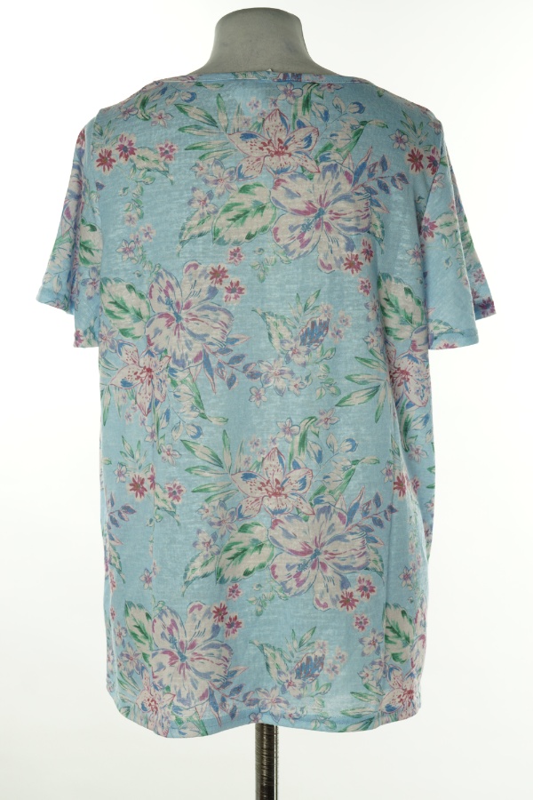 Koszulka niebieska w kwiaty - BONMARCHE zdjęcie 2