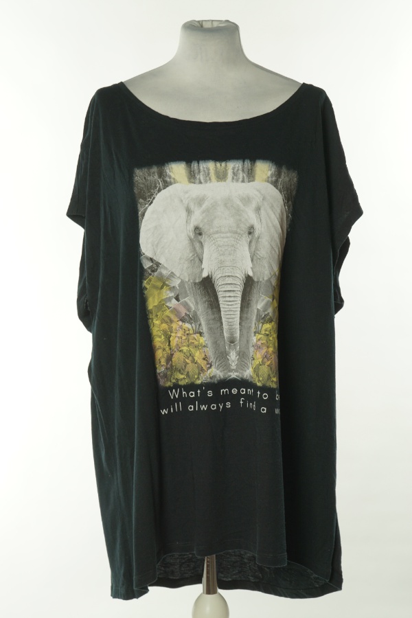 Koszulka czarna słoń - C&A zdjęcie 1