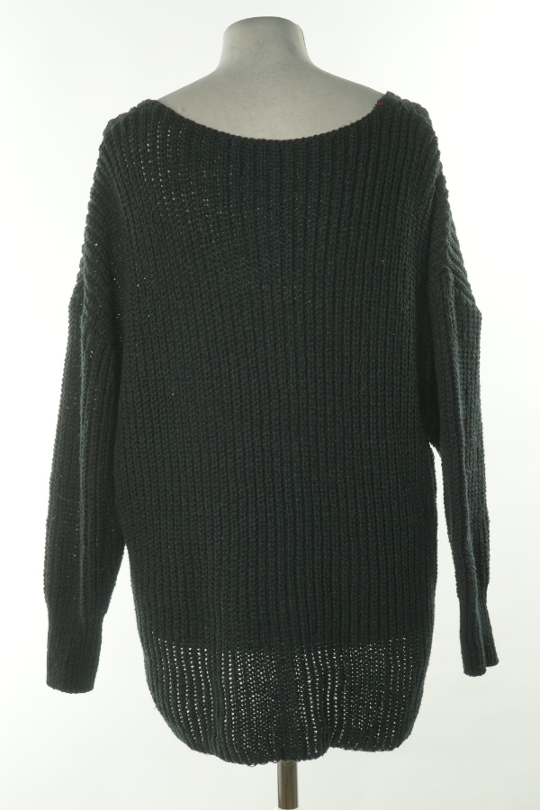 Sweter czarny - BRAK METKI Z NAZWĄ PRODUCENTA zdjęcie 2