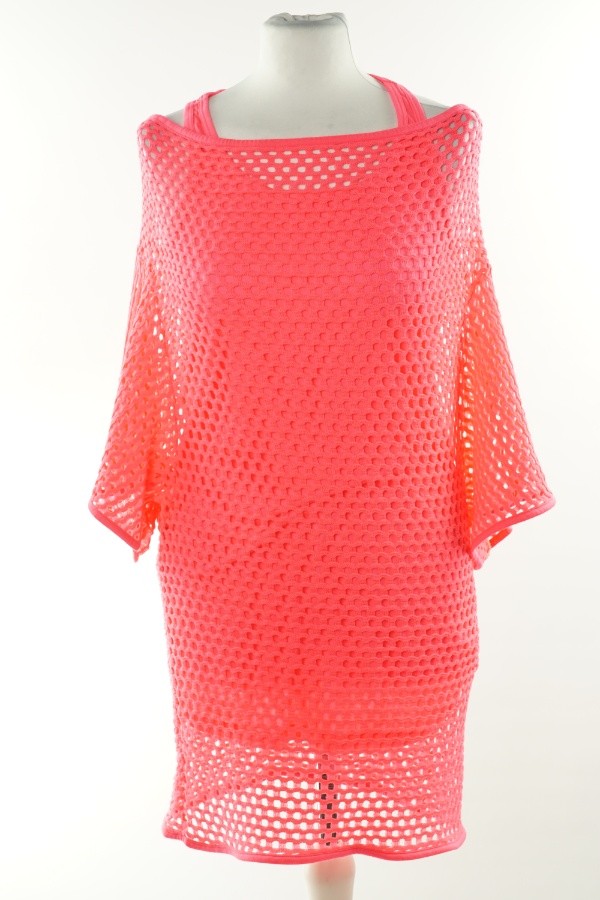 Koszulka+narzutka różowa neonowa - CALZEDONIA zdjęcie 1