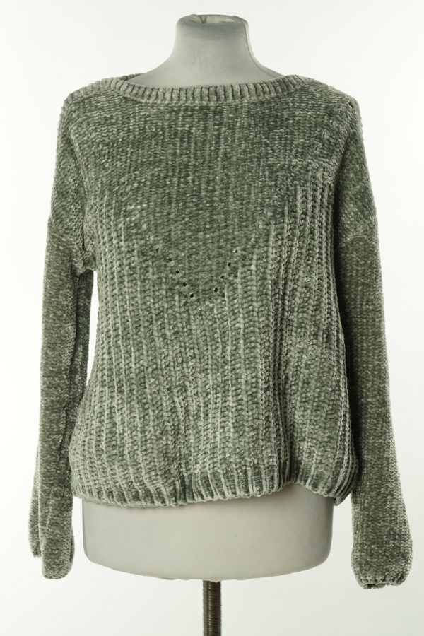 Sweter zielony melanż - C&A zdjęcie 1