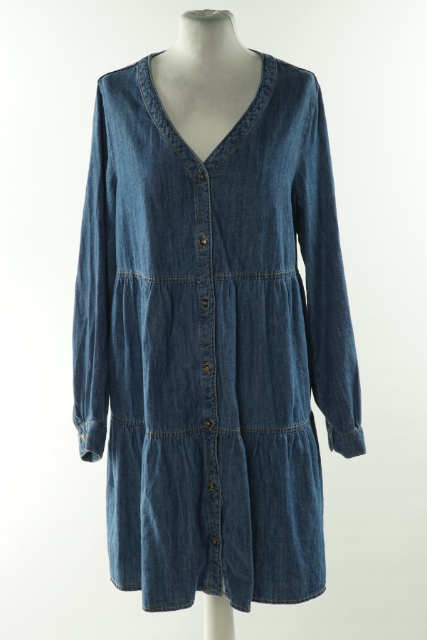 Sukienka niebieska jeansowa F&F - F&F zdjęcie 1