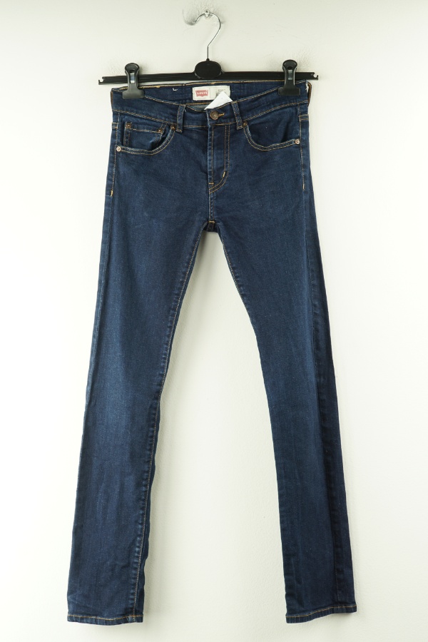 Spodnie granatowe jeansowe Levi's - LEVI'S zdjęcie 1