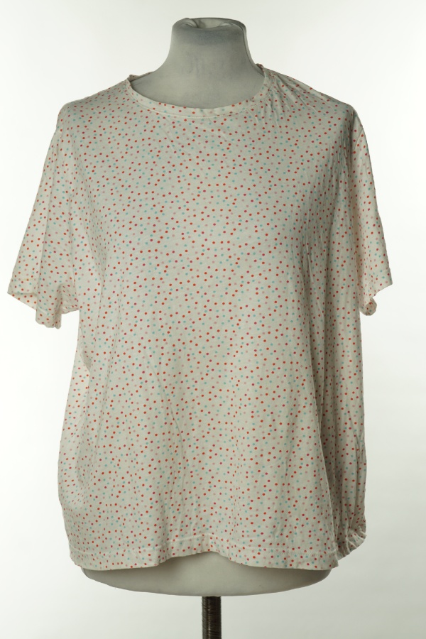 Koszulka biała w kropki - DUNNES STORES zdjęcie 1