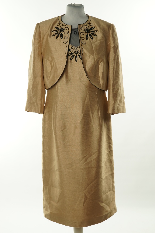 Sukienka beżowa+boelrko - JACQUES VERT zdjęcie 1