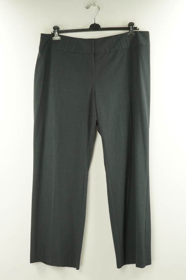 Spodnie materiałowe czarne eleganckie - MARKS & SPENCER zdjęcie 1